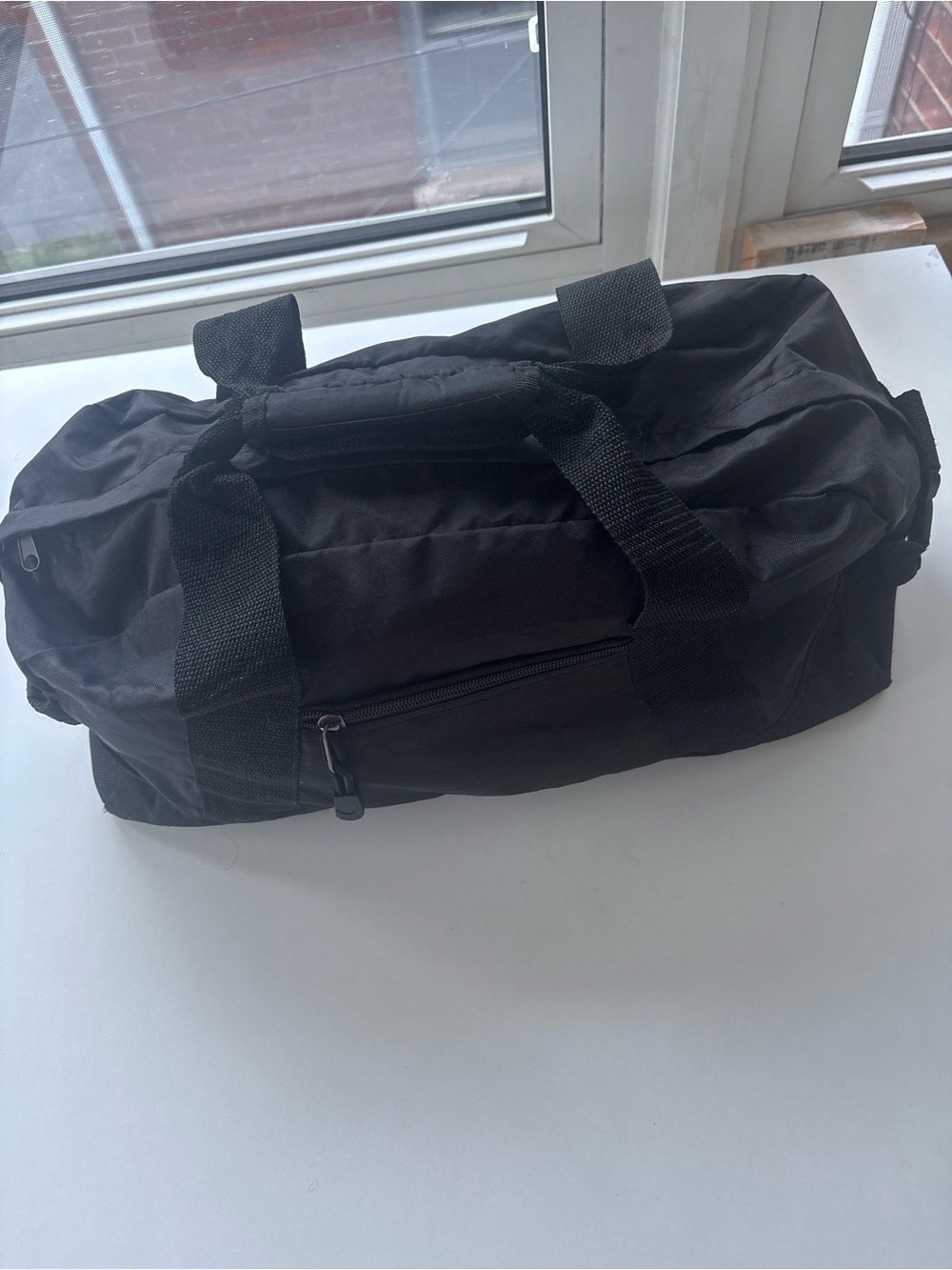 Black Men’s Travel Duffel Bag - Lightweight Carry-All